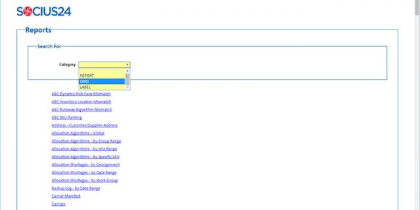 report-selection