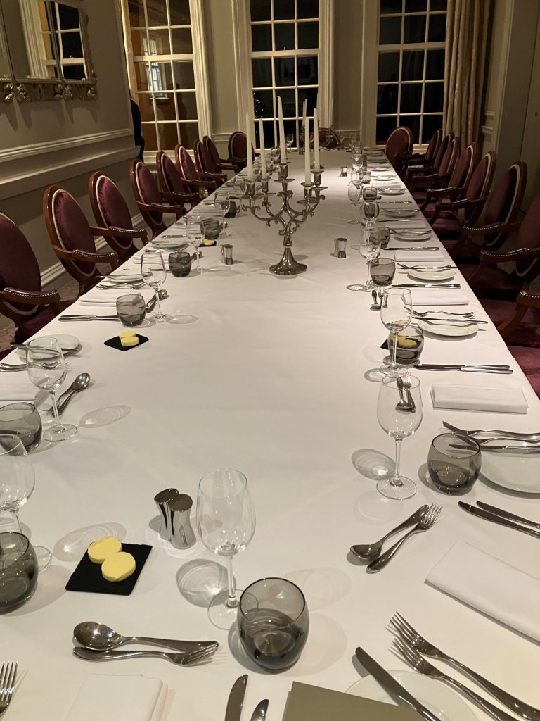 Dining Room at Brockencote Hall