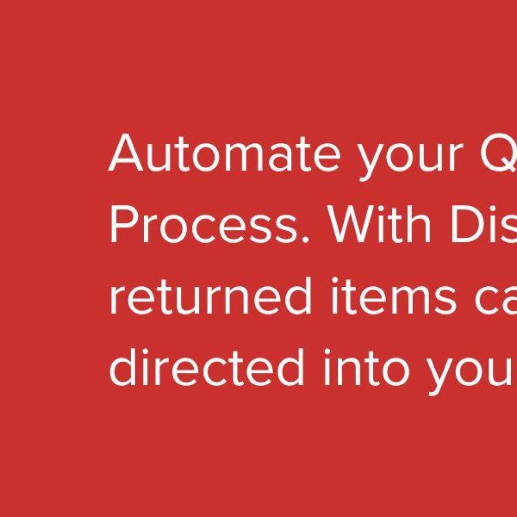 e-Commerce with an Advanced WMS - automated quality control