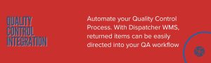 e-Commerce with an Advanced WMS - automated quality control