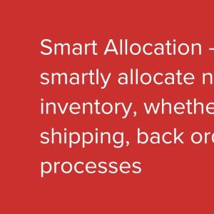 e-Commerce with an Advanced WMS - smart allocation