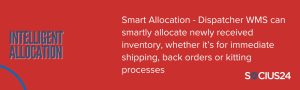e-Commerce with an Advanced WMS - smart allocation
