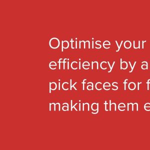 e-Commerce with an Advanced WMS - automatic pick faces